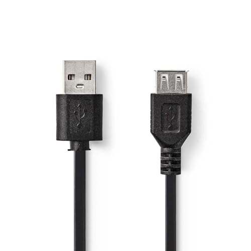 NEDIS USB-Kabel | USB 2.0 | USB-A Stecker | USB-A Buchse |... - Tech & Electronics Amazon Germany à 2.99€