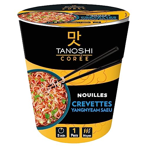 TANOSHI - Cup Crevettes Yangnyeam Saeu - Sans Huile De... - Auto & Moto en promo à 1.45€