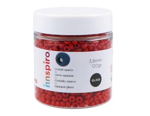 Rocaille de verre rond opaque rouge 3,8mm.120gr. Pot en promo à 3,30€ (-61%) sur Amazon FR