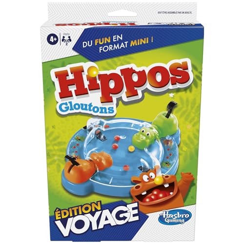 Hasbro Gaming Hippos Glatzen Reise-Edition, tragbares Spiel... - Jouets & Jeux en promo à 8.05€