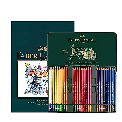 Faber-Castell Polychromos Artists A4 Zeichenblock und Box... - Sports & Fitness Amazon Allemagne à 84.32€