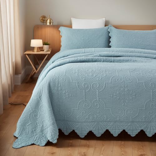 Brandream Luxus-Bettwäsche-Set, Queen-Size-Bauernhaus-Tagesd... - Home & Kitchen Amazon Germany à 17.81€