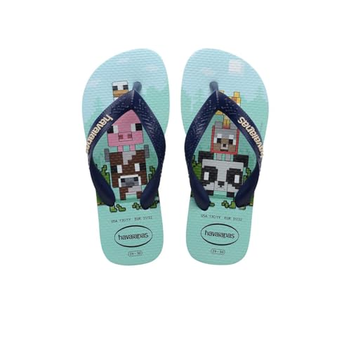 Havaianas Kids Minecraft FlipFlop Niños Lavander Blue 25 EU - Toys & Games Amazon Spain à 12.64€