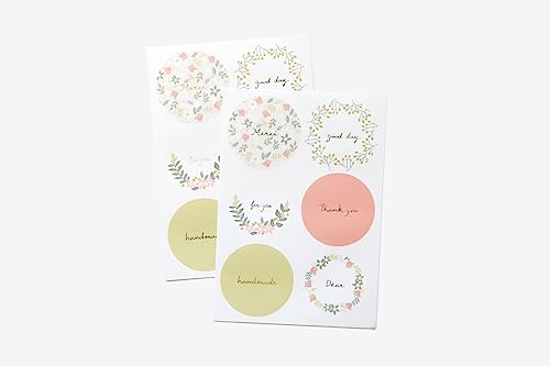 Dailylike Citrus Flower Round Adhesive Paper Labels... - Maison & Cuisine Amazon Royaume-Uni à 2.41€