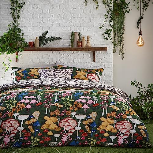 furn. Amanita Duvet Cover Set – Hand-Painted Printed... - Maison & Cuisine Amazon Royaume-Uni à 13.19€