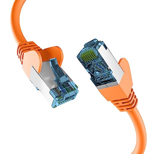 EFB-Elektronik Câble patch RJ45 avec câble CAT7 Orange 0,15... - Animalerie Amazon France à 1.54€