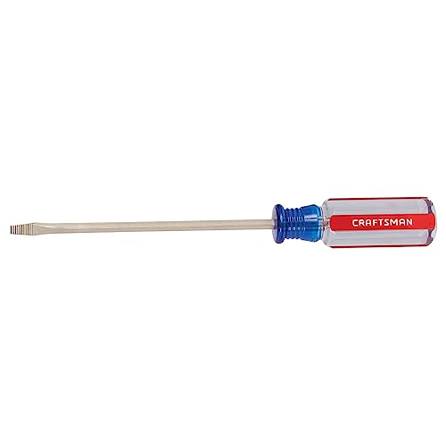 CRAFTSMAN Tournevis, fente 1/8" x 4", poignée en acétate... - Bricolage & Outils Amazon France à 15.53€
