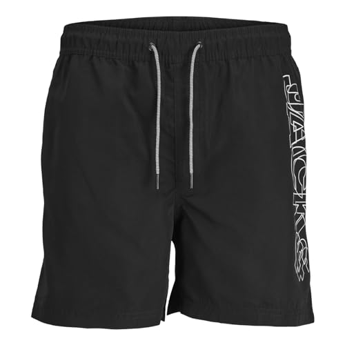 JACK & JONES JPSTFIJI JJSWIM Double Logo LY SN MNI, Nero, 5... - Sports & Fitness Amazon Italie à 16.19€