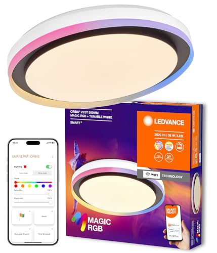 LEDVANCE Smart e Lampada a soffitto a LED WiFi, bianco o... - Amazon Italie à 23.90€