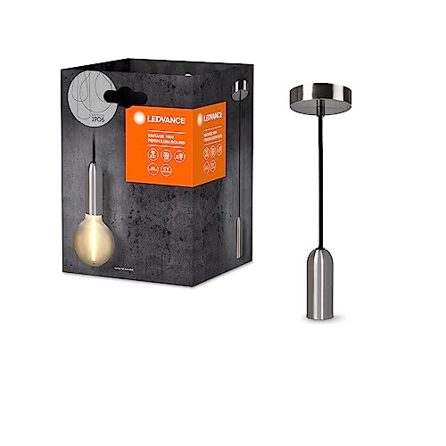 LEDVANCE Vintage 1906® Pendelleuchte ROUND E27, chrome... - Maison & Cuisine Amazon Allemagne à 7.07€
