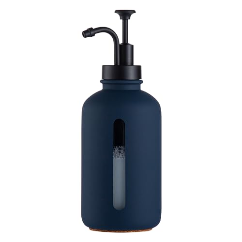 Enra Seifenspender aus Glas, 500 ml, mit Matter... - Home & Kitchen Amazon Germany à 10.19€