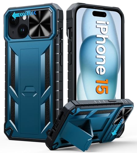 FNTCASE Coque pour iPhone 15 : Coque de Protection Robuste... - Tech & Electronics Amazon France à 17.00€