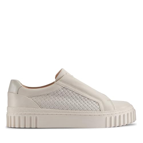 Clarks Mayhill Bay, Zapatillas Mujer, Off White Lea, 41.5 EU en promo à 59,42€ (-50%) sur Amazon FR