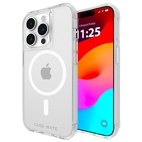 Case-Mate Funda rígida para iPhone 15 Pro, Transparente... en promo sur Amazon