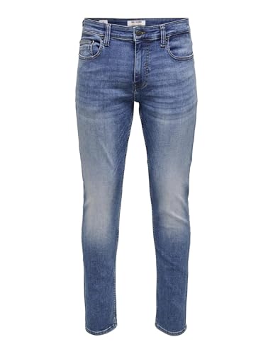 ONLY & SONS ONSLOOM Slim Jax MBD 9137 DCC DNM NOOS - Amazon Germany à 19.66€