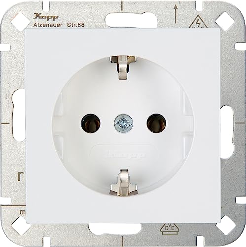 Kopp HK07 – Earthing Contact Socket, Colour: Arctic White... - Home & Kitchen Amazon UK à 26.45€