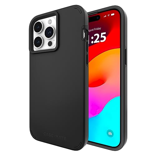 CASE-MATE Tough Duo Coque pour iPhone 15 Pro Max – Noir... - High-Tech & Électronique Amazon France à 15.73€