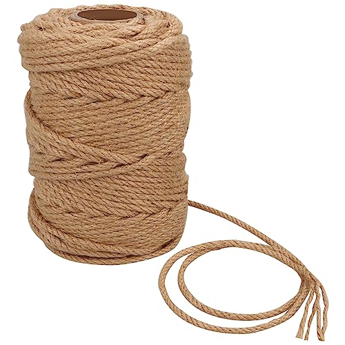 ASelected Rope 50m x 6mm Natural Jute Rope Sisal Ropes for... - Animalerie en promo à 7.99€