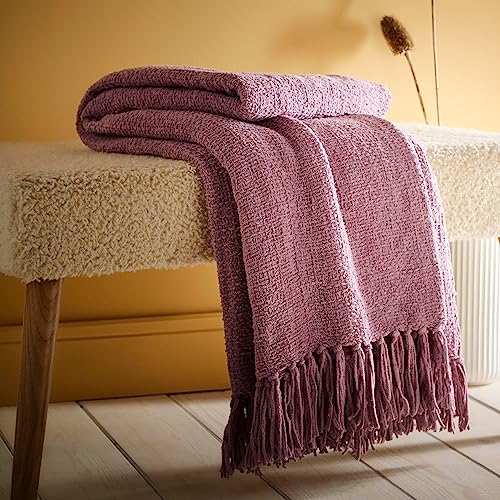 Appletree Loft - Manta de Chenilla (130 x 180 cm), Color... - Maison & Cuisine Amazon Espagne à 29.69€