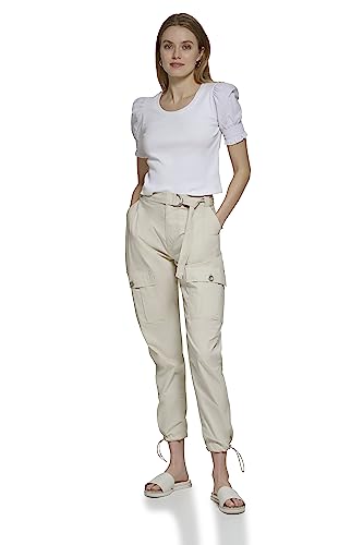 DKNY Camiseta Media Mixta de Manga Corta para Mujer... - Amazon Espagne à 14.62€