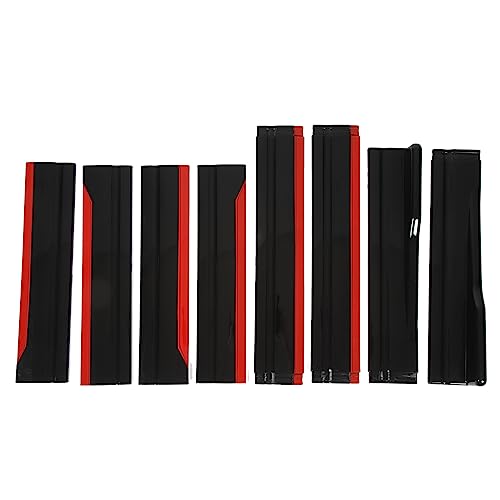 8 Uds Falda Lateral de Coche, Elegante Rojo y Negro... - Maison & Cuisine Amazon Espagne à 9.99€