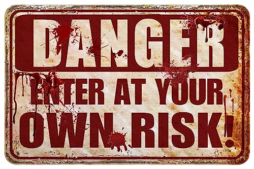 Letrero de metal aterrador para decoración de Halloween al... - Maison & Cuisine Amazon Espagne à 7.00€