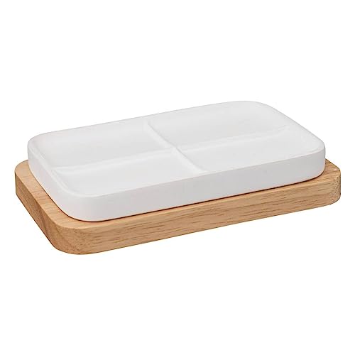 Seifenschale aus kunstharz naturéo weiß - 5 five simply... - Maison & Cuisine Amazon Allemagne à 5.99€