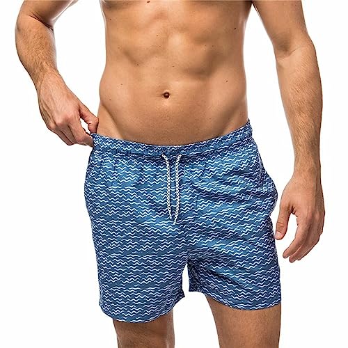 Alphaventure Bañador Hombre Seawaves Denim Azul, Talla L - Amazon Espagne à 8.47€