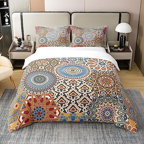 Housse de couette en pur coton - Motif floral patchwork... en promo à 27,13€ (-48%) sur Amazon FR