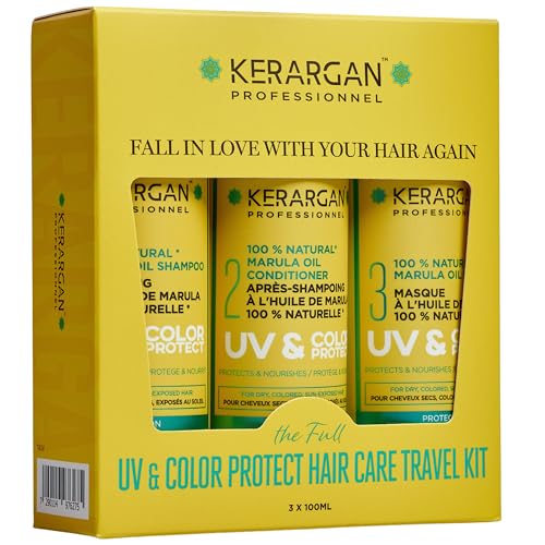 Kerargan - UV- & Farbschutz-Reiseset mit Marulaöl für... - Beauté & Parfums Amazon Allemagne à 14.28€