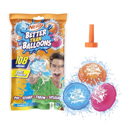 Nerf Better Than Balloons, Jouets d'eau, 108 Bombes à Eau - Jouets & Jeux Amazon France à 5.06€