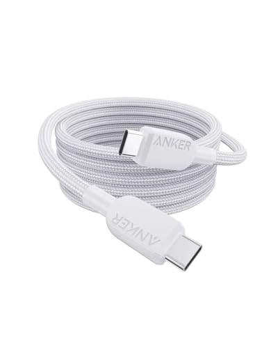 Anker 240W USB-C to USB-C Cable, 6 ft Double Braided Nylon... - High-Tech & Électronique en promo à 6.98€