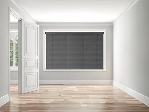 Real Wood Venetian Blind [Dark Grey, 210cm Width x 200cm... - Sports & Fitness Amazon Royaume-Uni à 30.00€