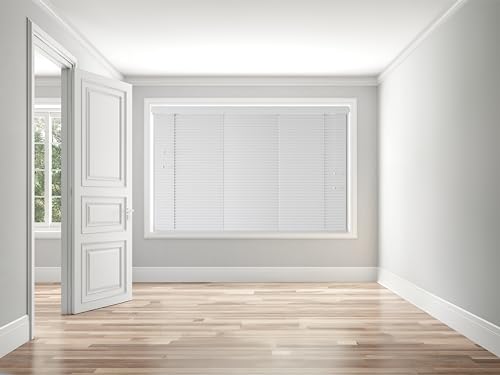 Real Wood Venetian Blind [White, 120cm Width x 160cm Drop... - Sports & Fitness Amazon Royaume-Uni à 15.00€