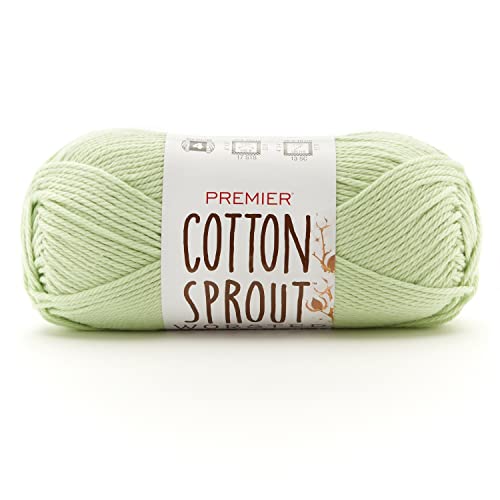 Premier Cotton Sprout Worsted Yarn-Celery - Loisirs Créatifs Amazon Royaume-Uni à 10.84€
