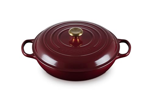 Le Creuset Faitout Signature en Fonte Émaillée, Rond, Ø... - Sports & Fitness Amazon France à 355.00€
