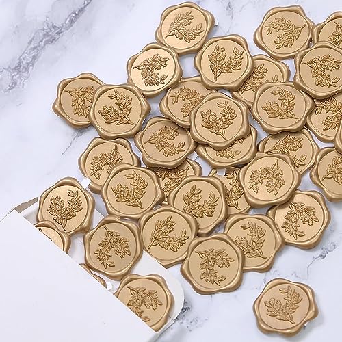 Lot de 100 sceaux de cire autocollants dorés pour mariage... - Auto & Moto Amazon France à 11.69€