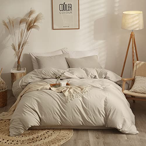 AMWAN Double XL Duvet Cover Set Soft Washed Cotton Bohemian... - Maison & Cuisine Amazon Royaume-Uni à 12.80€