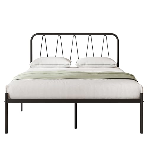 Novilla 36cm Metal Bed Frame, Platform Bed Frame with... - Home & Kitchen Amazon UK à 41.99€