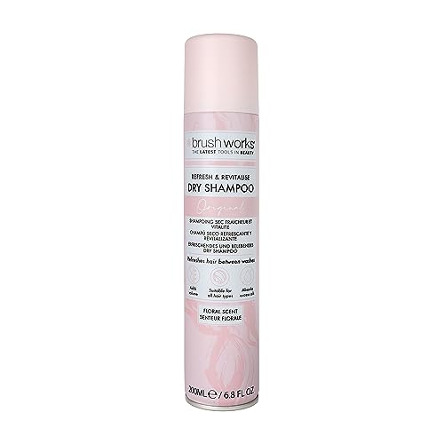 Brushworks Refresh & Revitalise Floral Dry Shampoo 200ml - Beauty & Fragrances Amazon Germany à 3.21€