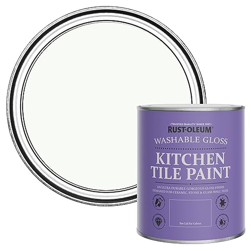 Rust-Oleum White Water-Resistant Kitchen Tile Paint in... - Maison & Cuisine en promo à 16.99€