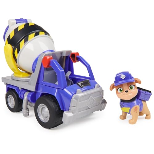 Rubble & Crew, Mix’s Cement Mixer Toy Truck with Action... - Jouets & Jeux Amazon Royaume-Uni à 5.00€