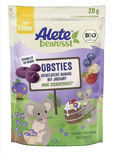 Alete bewusst Obsties Heidelbeere Banane mit Joghurt, ab 3... en promo à 2,24€ (-0%) sur Amazon DE