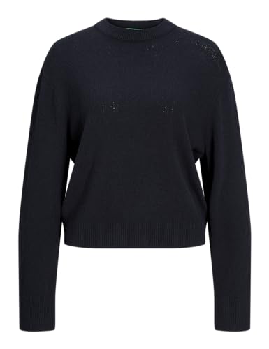 Jack & Jones Jxdaisy Crew Neck Knit, Black, S - Amazon Royaume-Uni à 7.39€