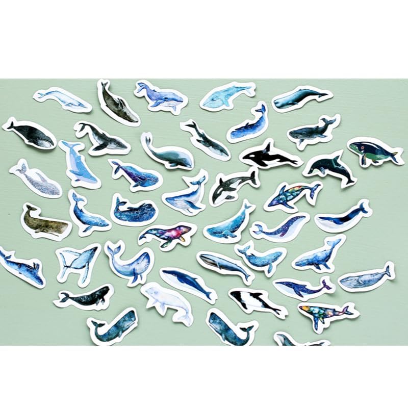 ZXMNBH Stickers for Scrapbooking Kit Whale Aesthetic Paper... - High-Tech & Électronique Amazon Royaume-Uni à 1.72€