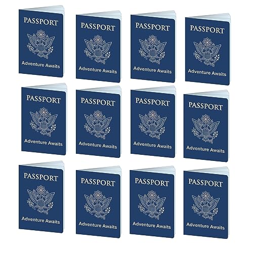 Beistle Lot de 12 faux passeports pour voyage autour du... - Jouets & Jeux Amazon France à 25.07€