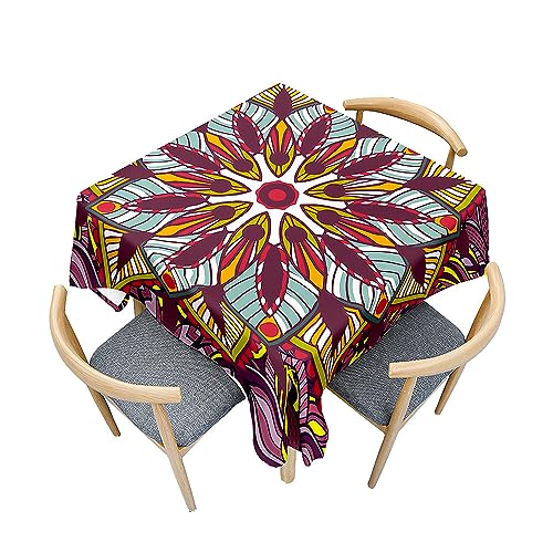 Mateju Tovaglia Piazza Stile Mandala Tovaglia Antimacchia... - Maison & Cuisine Amazon Italie à 2.49€