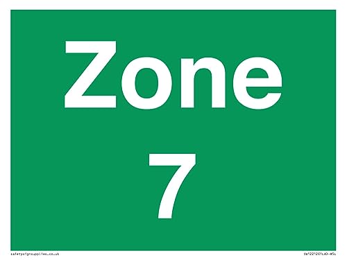 Zone 7 Sign - 200x150mm - A5L - Home & Kitchen Amazon UK à 2.75€