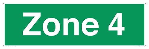 Zone 4 Sign - 450x150mm - L41 - Maison & Cuisine Amazon Royaume-Uni à 4.18€