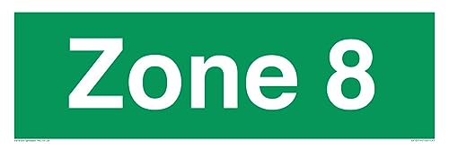 Zone 8 Sign - 450x150mm - L41 - Maison & Cuisine en promo à 12.71€